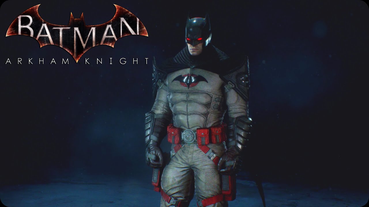 Batman Arkham Knight: Flashpoint Skin Gameplay - YouTube