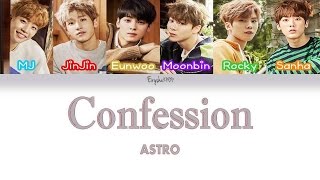 Video thumbnail of "ASTRO (아스트로) - Confession (고백) (Han | Rom | Eng Color Coded Lyrics)"