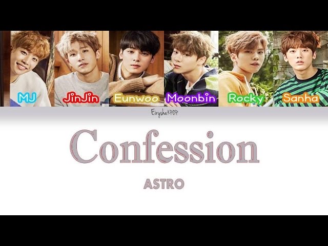 ASTRO - Confession (Han | Rom | Eng Color Coded Lyrics) Chords - Chordify