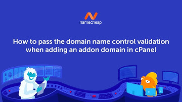 How to pass the domain name control validation when adding an addon domain in cPanel