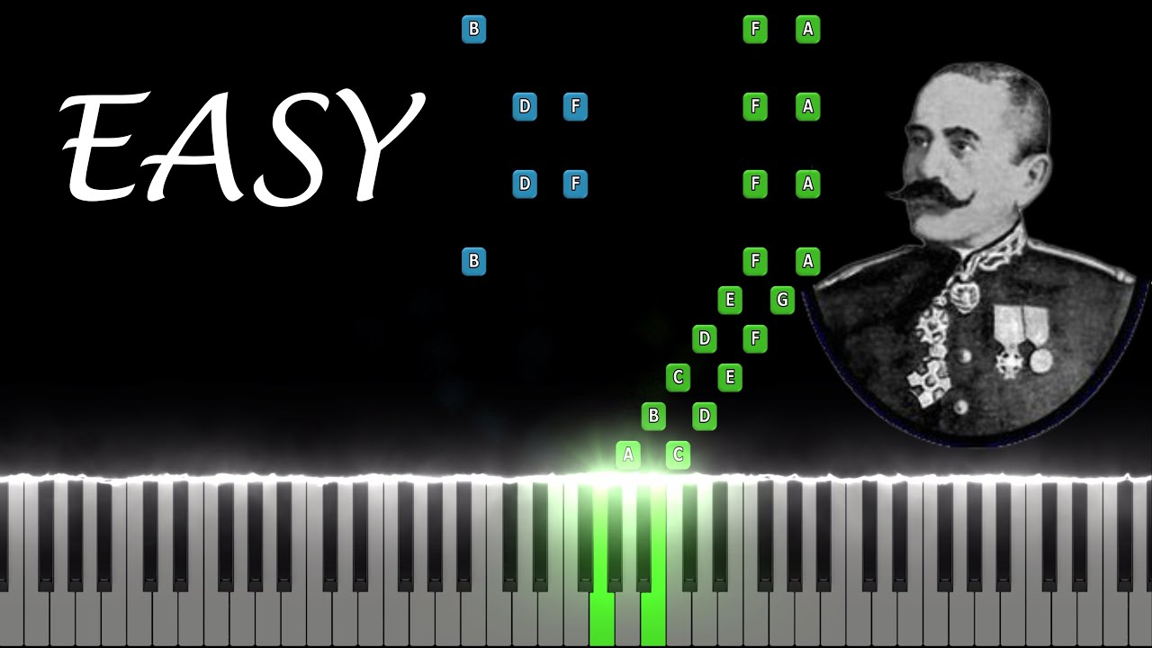 Waves of Danube | Iosif Ivanovici | EASY PIANO TUTORIAL + SHEET MUSIC by Andantino