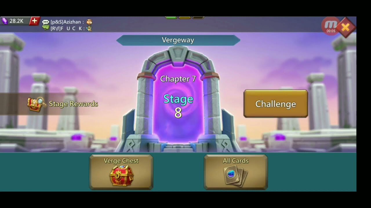 Lords Mobile Vergeway Chapter 7 Stage 8 | Lords Mobile New Update | Vergeway Chapter 7 Stage 8