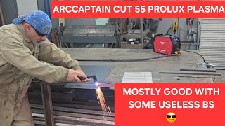 ARCCAPTAIN CUT 55 PROLUX plasma cutter review