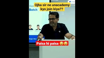 Awadh Ojha sir ne unacademy kyo join kiya ?? #ojhasir #ojhasirmotivation #upsc #kota #unacademy