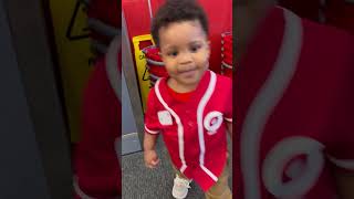 Baby Azai says 'hi' to everyone as an honorary Target employee | Humankind #shorts #goodnews