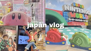 japan vlog 🍜 shibuya, odaiba, universal studios osaka, pokemon center, nintendo, usj food, shopping