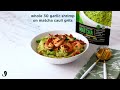 Whole30 Recipe: Savory Matcha Cauli Grits with Garlic Shrimp