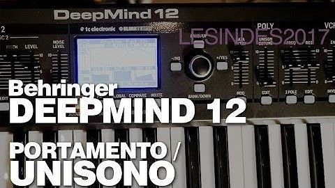 BEHRINGER DEEPMIND 12 // UNISONO /+PORTAMENTO