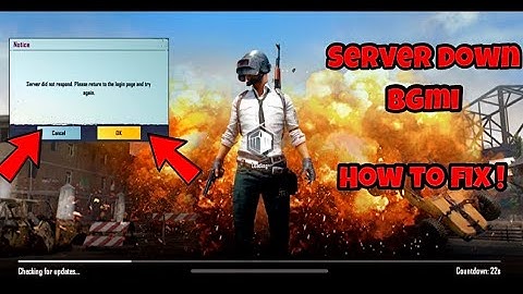 Bgmi Server Did Not Respond Problem | How To Fix