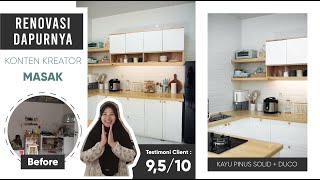 Renovasi Dapurnya Konten Kreator Masak Jogja by Kreakita Homedecor 161 views 1 year ago 3 minutes, 56 seconds