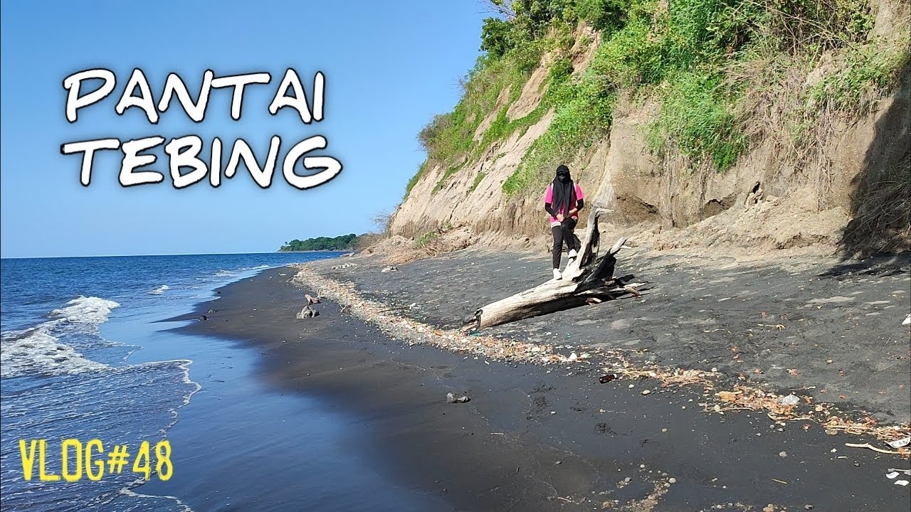 VLOG#48: PESONA KEINDAHAN WISATA ALAM PANTAI TEBING LOMBOK UTARA NTB | CLIFF BEACH