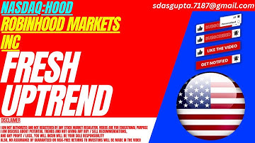 FRESH UPTREND : HOOD STOCK ANALYSIS | ROBINHOOD MARKETS INC STOCK