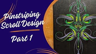 Full Pinstriping Scroll design, Part 1