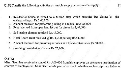 Gst Mcom  Solution| MCOM SEM2 NEP 2025|Indirect Taxation GstMcom|❤️| Paper Solution|ARKsir|TybafSem5