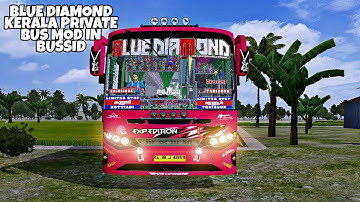 Blue Diamond Private Bus Mod In Bus Simulator Indonesia - Bussid Bus Mod - Bussid Car Mod - Bussid