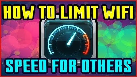 How To Hack Your WIFI, Limit Internet Speed For Other Easy Way 2017 {PC}