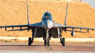 MiG29 Fighter Jets of the INDIAN AIR FORCE | AIR EXERCISE 4K RAW Footage