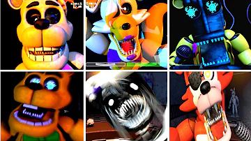 Five Nights at Freddy's: Evolution ALL JUMPSCARES