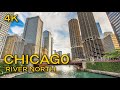 Chicago 4K Virtual Walking Tour - River North and Magnificent Mile