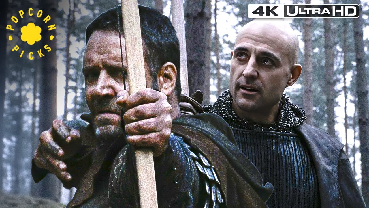 The French Ambush, Chase, & Impersonation (full scene) | Robin Hood 4k