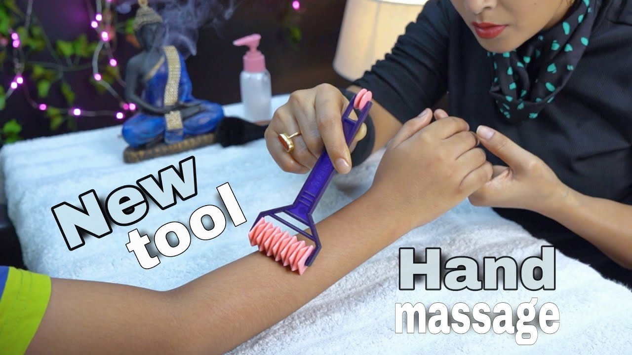 Cosmic  Lady  'Hand Massage With New Tools1●Tissues Pain Relief Massage  With New Therapy