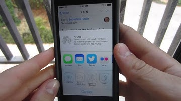 iOS 7 New Feature - New AirDrop - Demo