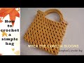 How to crochet a simple bag /When the Camellia Blooms "Dongbaek's bag" fast and easy