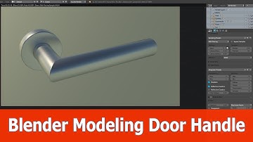 Blender Modeling Door Tutorial : Handle (Part 1)