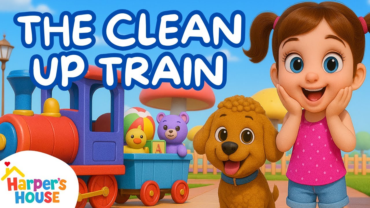 The Clean Up Train Song | Learn to Tidy for Kids - YouTube