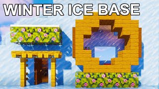 Winter Ice Base for Christmas in Minecraft