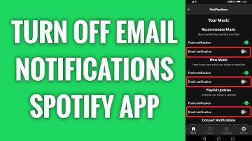 How To Turn Off Email Notifications On Spotify App