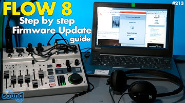 Behringer FLOW 8 Firmware Update How To | Step by Step Instructions