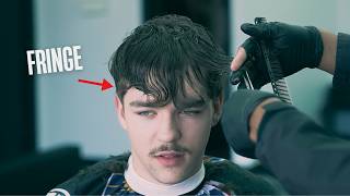 💈 Mid Taper Textured Fringe Tutorial 🔥🔥