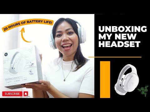 Unboxing my New Razer wireless barracuda-X Gaming Headset