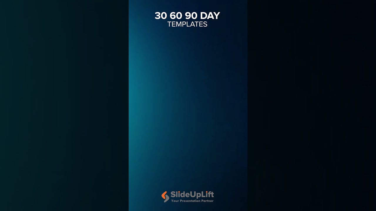 30 60 90 Day Plan PowerPoint Template Collection