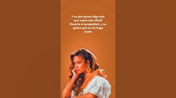 Thumbnail of KAROL G – "Papasito" (Letra/Lyrics Video)