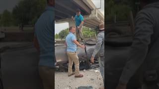 Heroic Houston highway rescue