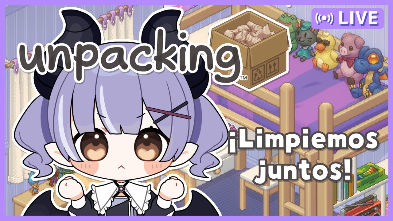 unpacking-limpiando-mi-habitaci-n-vtuber-jp-en-esp-neiro-suzumiya