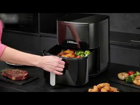 6.5L Air Fryer with 8 Preset Menus - LIVINGbasics
