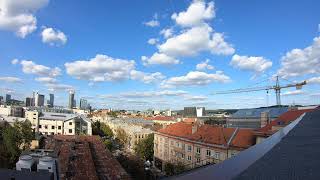 Clouds #07 Vilnius skyline on 30th anniversary of the Baltic Chain