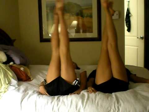 Heidi and Aubry - Leg Dance