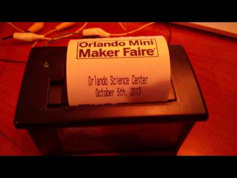 Testing The Adafruit Mini Thermal Receipt Printer Youtube