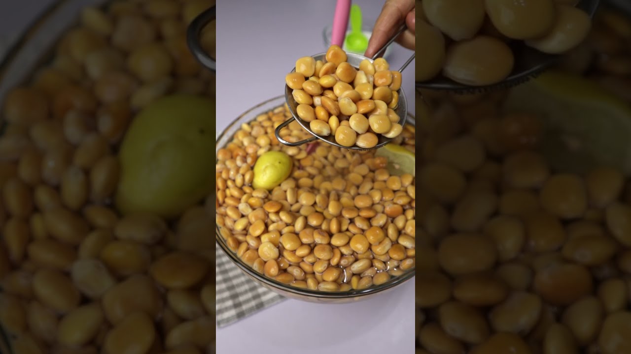 طريقة الترمس المر البلدى وطريقة حفظه لو قعد شهر مش هيبوظ