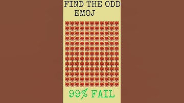 Find the Hidden Emoji😮#176#findtheodd #findtheemoji #findthedifference #findchallange #shorts
