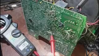 How to find out whether the Polytron Slim TV vertical IC is normal or not, when it is ON it displ...