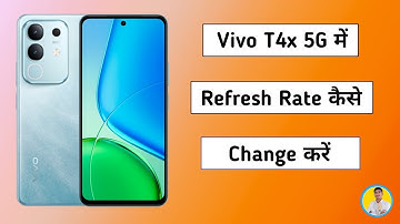 vivo t4x me refresh rate kaise change kare | vivo t4x screen refresh rate setting