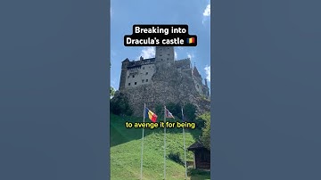 Sluipen in het kasteel van Dracula in Roemenië 🇷🇴🧛‍♂️
