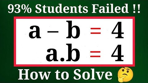 Germany | Can you solve this? | Math Olympiad (a,b) =.? 