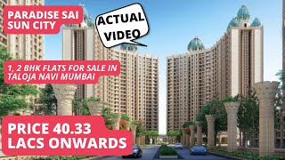Paradise Sai Sun City |☎️+91-7428091724 | 1, 2 BHK Flats for Sale in Taloja Navi Mumbai