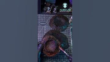DIY Miniature Craters Tutorial: Enhance Your Wargaming Terrain for Warhammer 40k & dnd #shorts ccc
